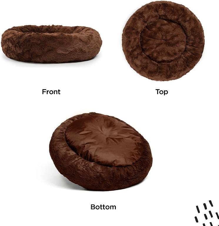 ~instock~ Best Friends by Sheri Luxury Faux Fur Donut Cuddler (23x23"), Dark Chocolate - Small Round Donut Cat and Dog Cushion Bed, Orthopedic Relief (Category: Homes & Other Pet Accessories) located in Singapore. Submitted by justgooddeal (Listing ID 1183772048, Image 3). Description: Feel free to browse our entire product catalog, and let us know if you have any questions, comments or concerns about the items housed within ❤ A wide selection of