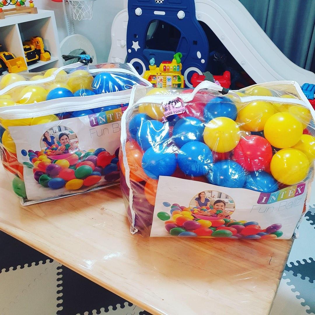 Intex Balls Playpen Montessori Selling per pack of 100 pcs , Babies