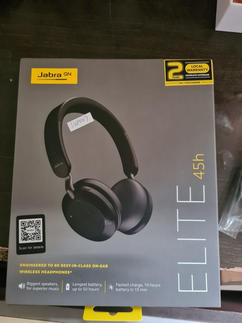 Jabra elite 45h wireless on-ear headphone bluetooth multipoint, Audio ...
