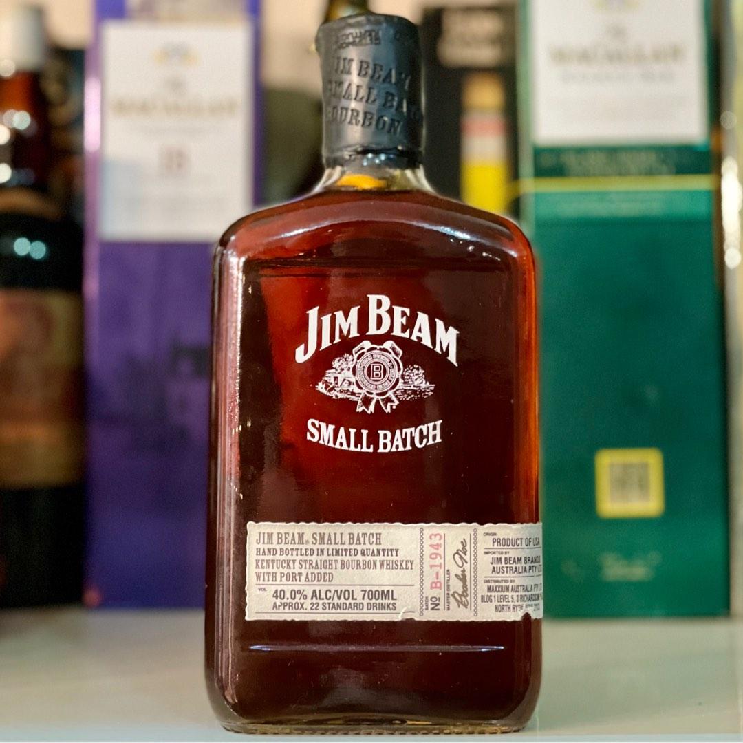 Jim Beam Small Batch Whiskey Bourbon Port 700ml, Food & Drinks, Beverages on Carousell