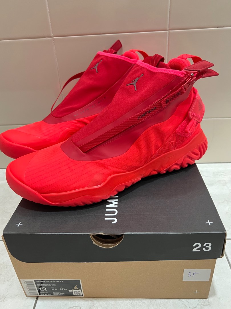 Jordan Proto react Z Men s Fashion Footwear Sneakers on Carousell