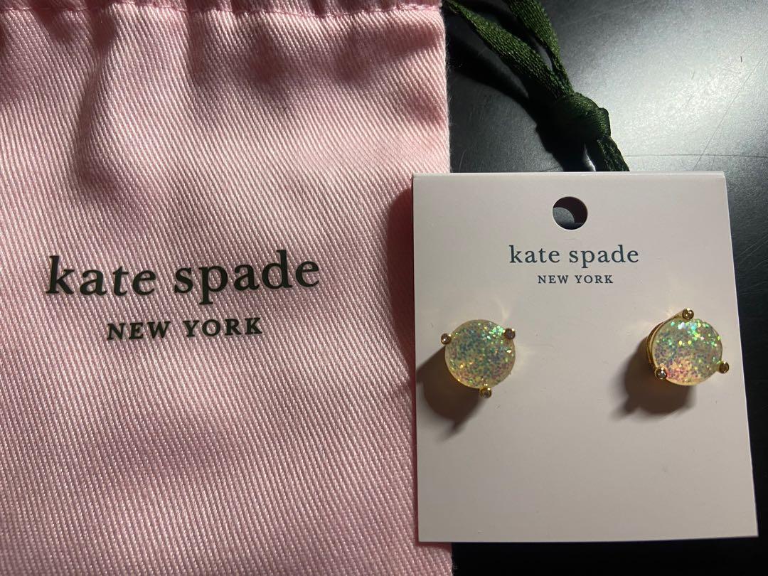 Kate spade Glitter Earring, Women's Fashion, Jewelry & Organisers, Earrings  on Carousell