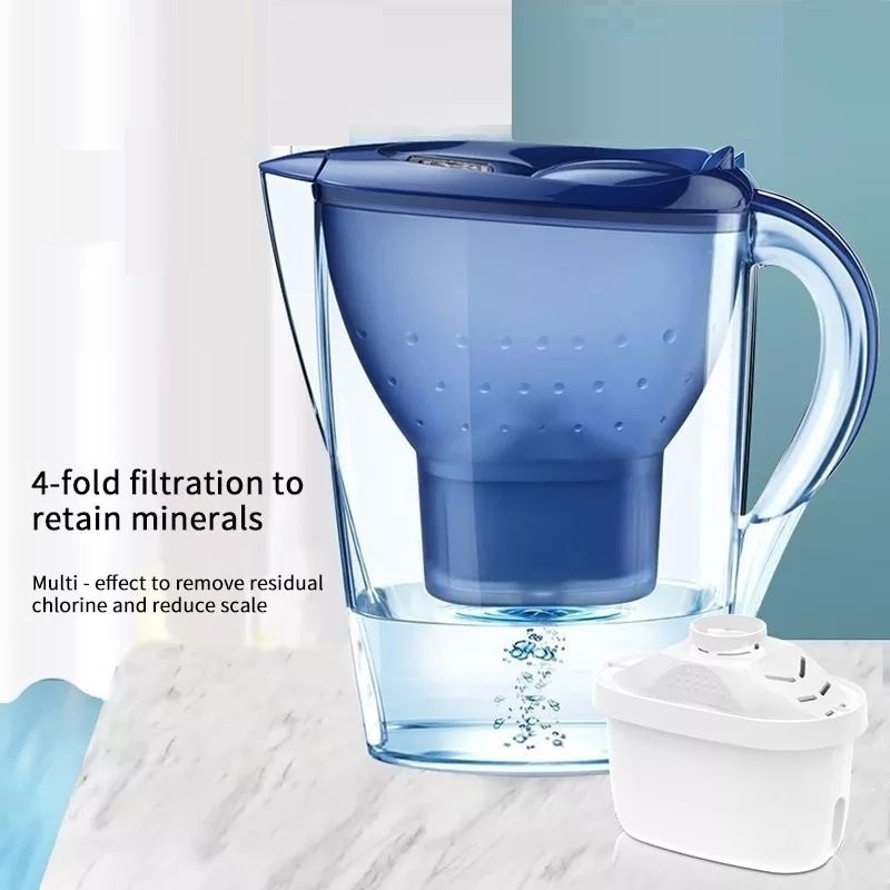 Kitchen Water Filter Water Jug Carbon Alkaline Filtration Food Grade