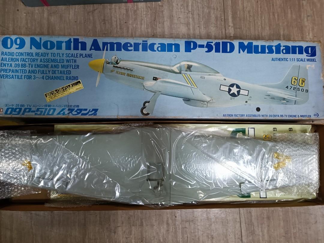 最安 kyosho vintage Toys Toys, & Hobbies kit., Mustang P-51D .09 その他