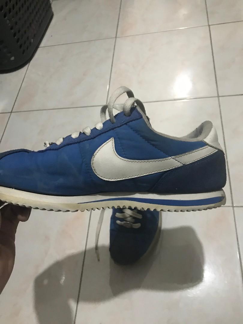 Legit Nike Cortez Nylon Blue Size 6.5 Us Good Condition, Men'S Fashion,  Footwear, Sneakers On Carousell