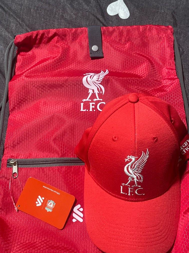 Liverpool drawstring bag and cap, Men's Fashion, Bags, Sling Bags on