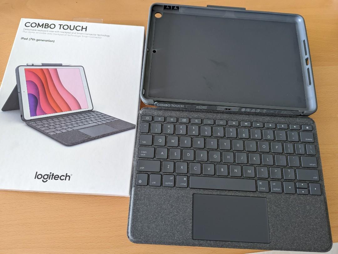 Logitech Combo Touch Keyboard case with Trackpad for iPad (7th