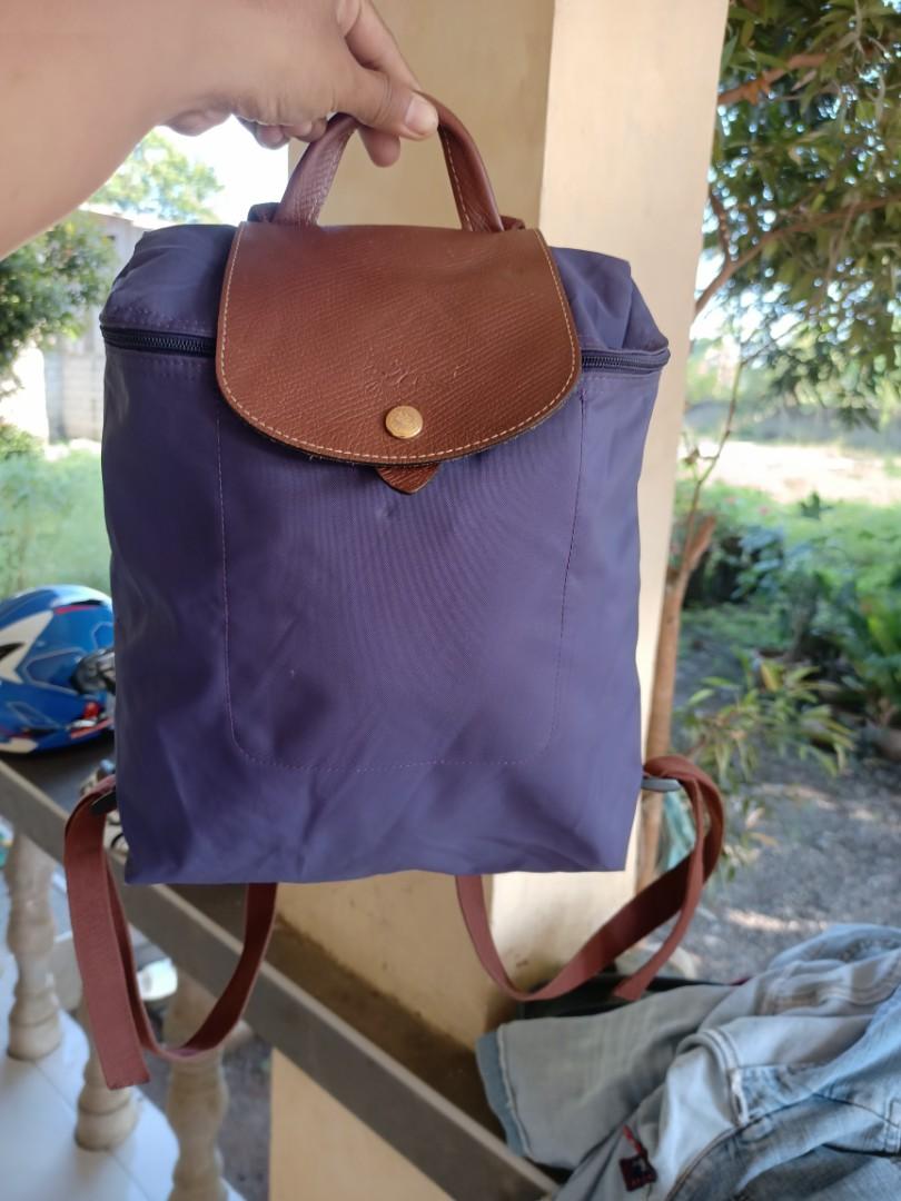 Longchamp discount backpack purple