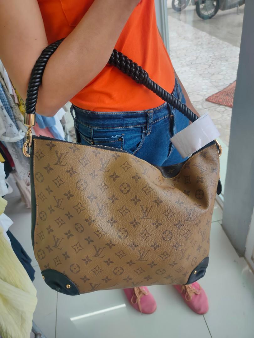 Louis Vuitton Triangle Softy Bag Reverse Monogram Canvas - ShopStyle