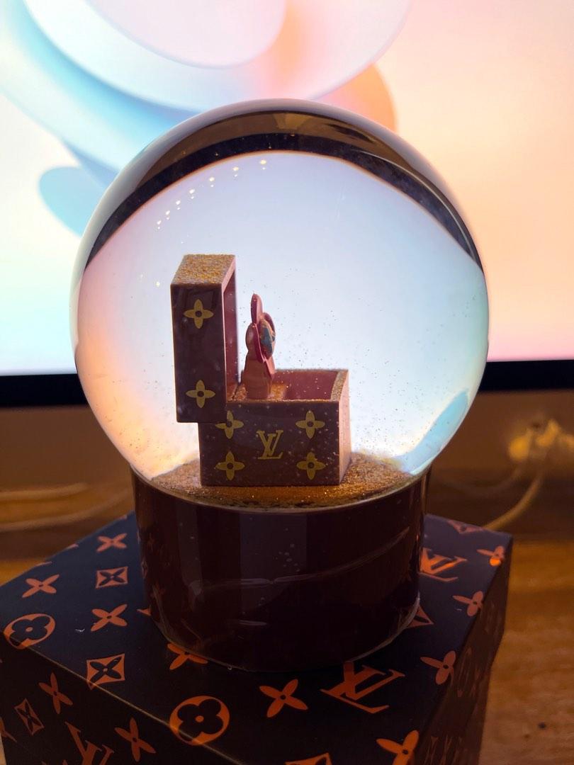 Louis Vuitton Vivienne Chocolate Snow Dome/Snow Globe, Furniture