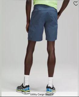 LULULEMON  Men Utility Cargo Short 8” Iron Blue (Size 34)