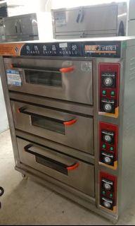 Luxury 3 layer baking bakery electric oven