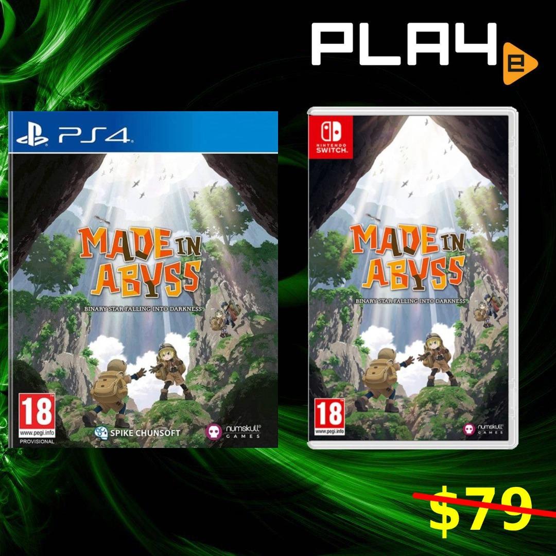 Made in Abyss: Binary Star Falling into Darkness Brand New (PS4/ Nintendo  Switch), Video Gaming, Video Games, PlayStation on Carousell