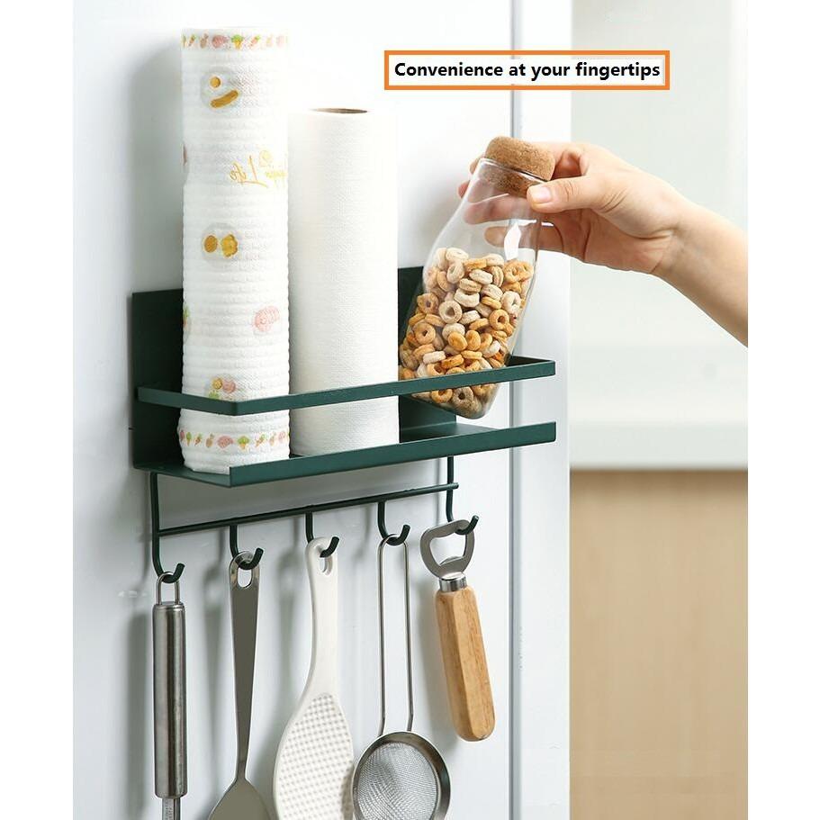 Key Racks with Tray, Spice Rack For Refrigerator With