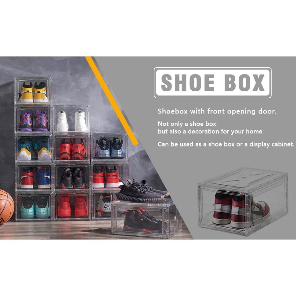 Shoe Storage Box Stackable Acrylic display box Sneaker