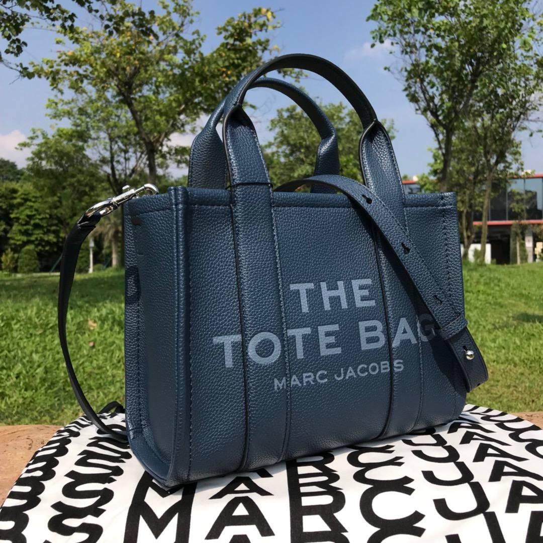 Marc Jacobs The Mini Tote Leather Navy
