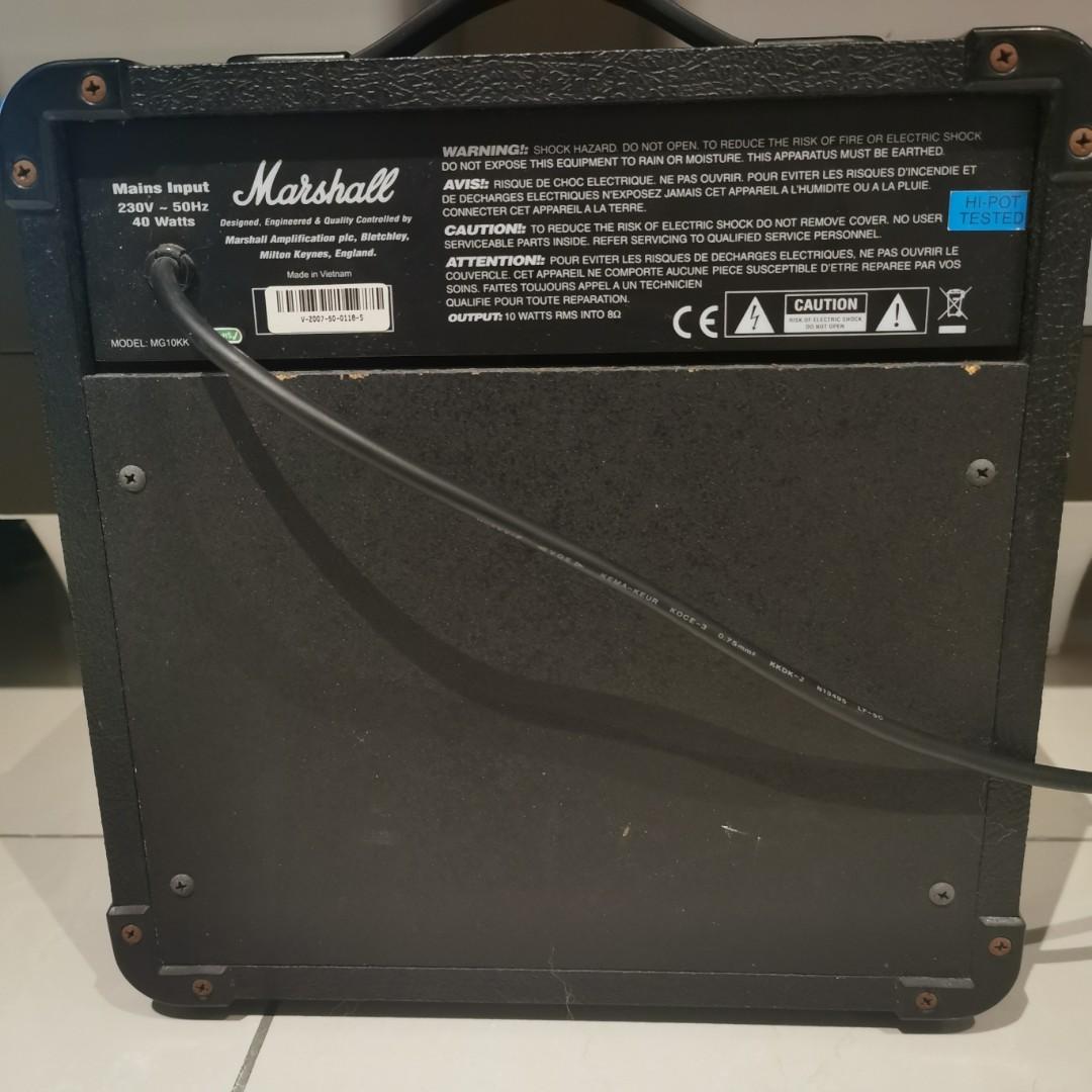 Marshall amp MG series 10, Audio, Soundbars, Speakers & Amplifiers on