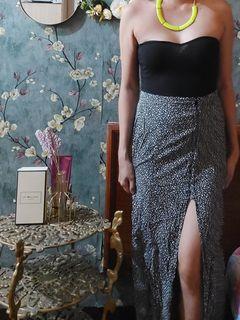 Maxi skirt divided H&M