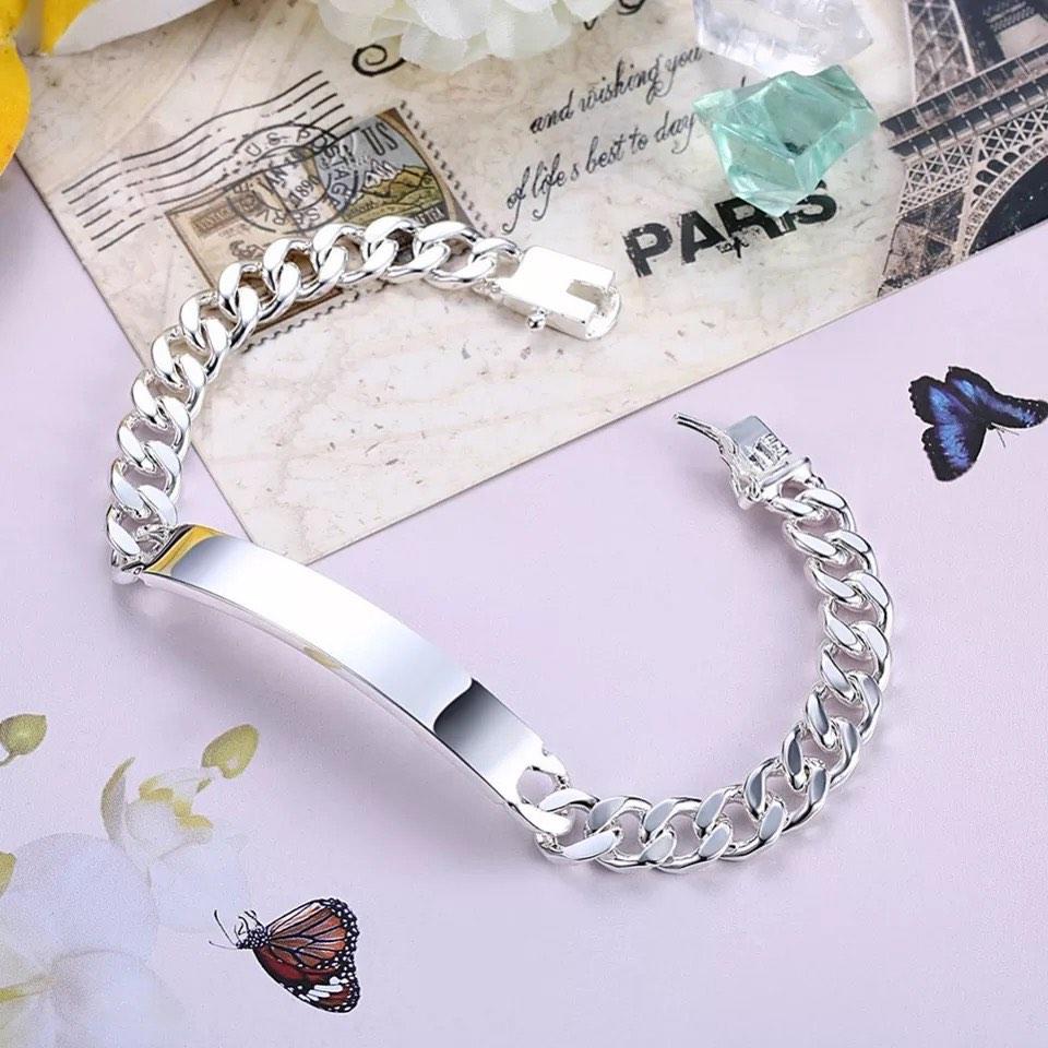 Mens antique cheap silver bracelet