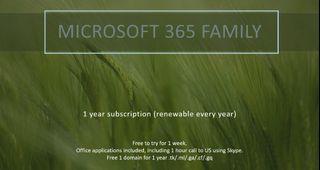 Microsoft 365 Subscription (1 year)