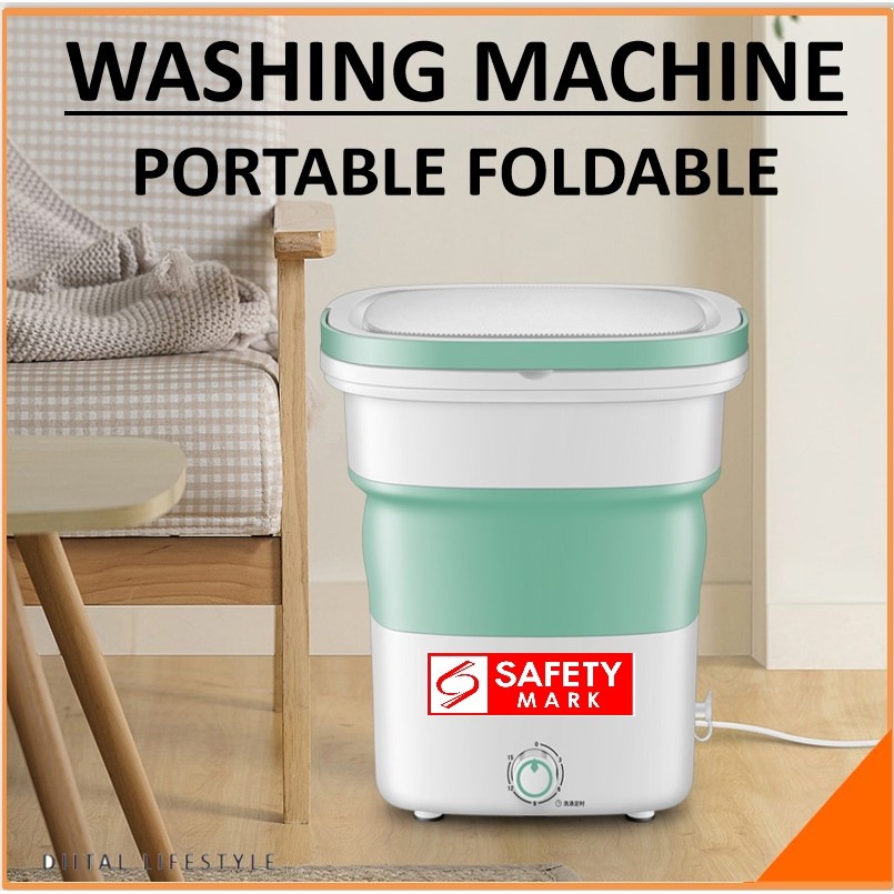 Mini Folding Washing Machine SemiAutomatic Portable Travel Multi