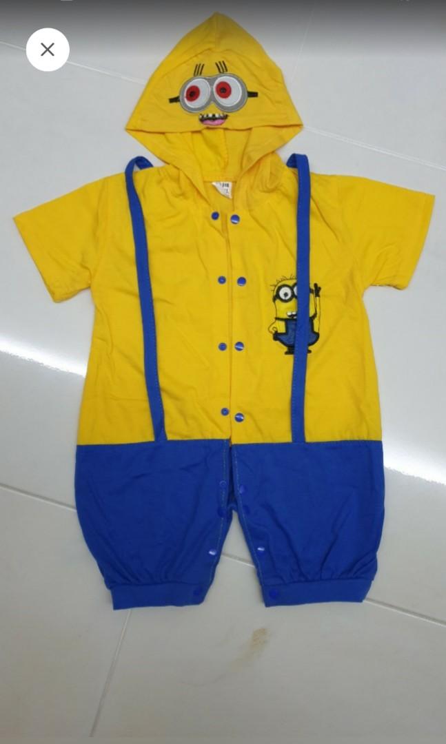 Minions romper, Babies & Kids, Babies & Kids Fashion on Carousell