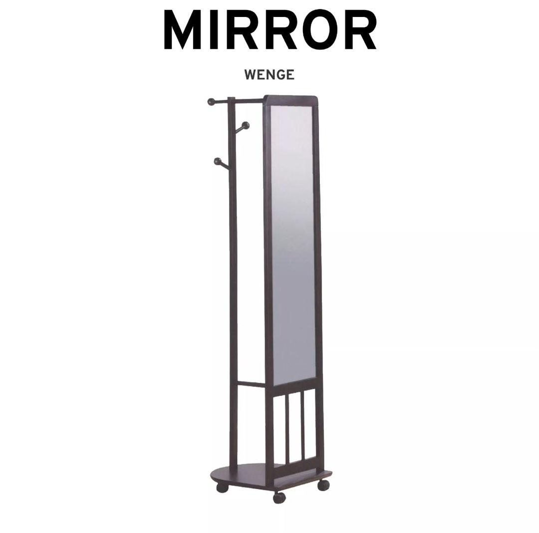 Mirror Stand With Hook Hanger Wooden Mirror Stand With Wheel Movable