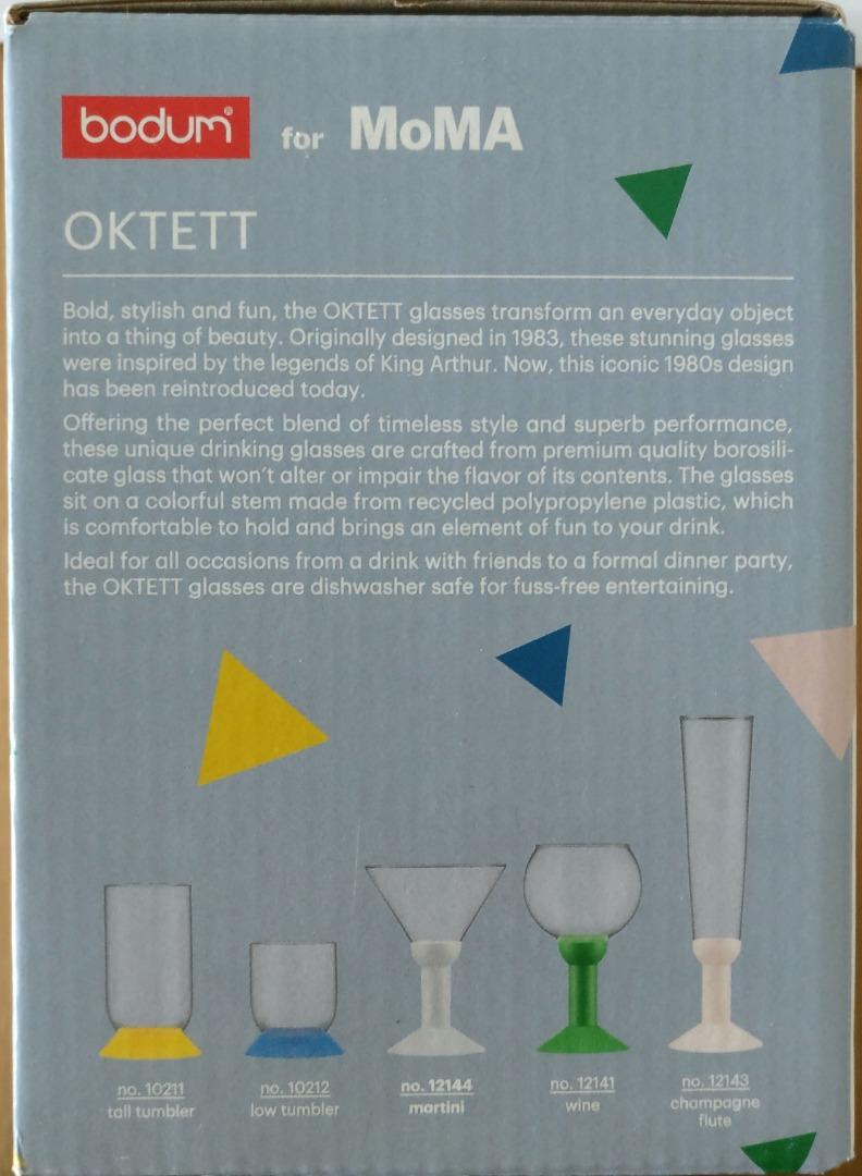 Bodum Oktett Martini Glasses - Set of Two – MoMA Design Store
