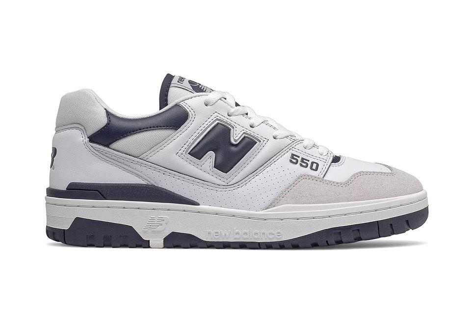 new balance 550 size 40 navy blue, Men's Fashion, Footwear, Sneakers on  Carousell