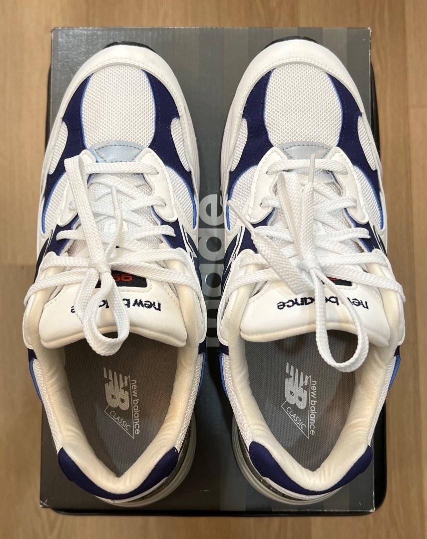 New Balance 992 White Navy Men s Fashion Footwear Sneakers on