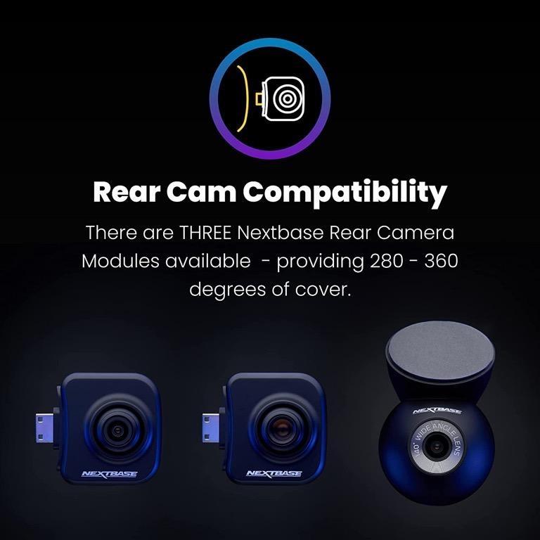 Nextbase 422GW Dash Cam 2.5 HD 1440p Touch Screen Car Dashboard Camera,   Alexa, WiFi, GPS, Emergency SOS, Wireless, Black