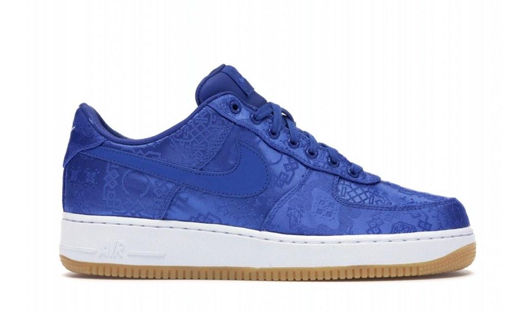 nike air force 1 clot blue silk