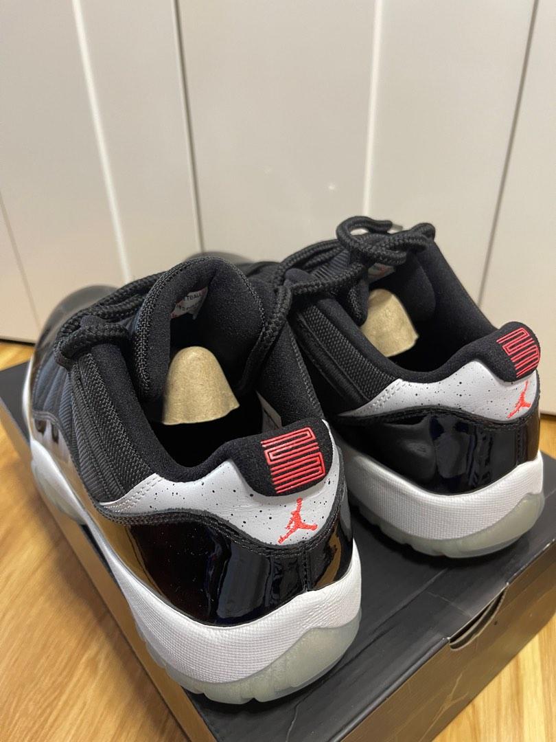 Nike Air Jordan 11 Retro Low US 9 Black Infrared 23 PR Platinum Noir Carousell