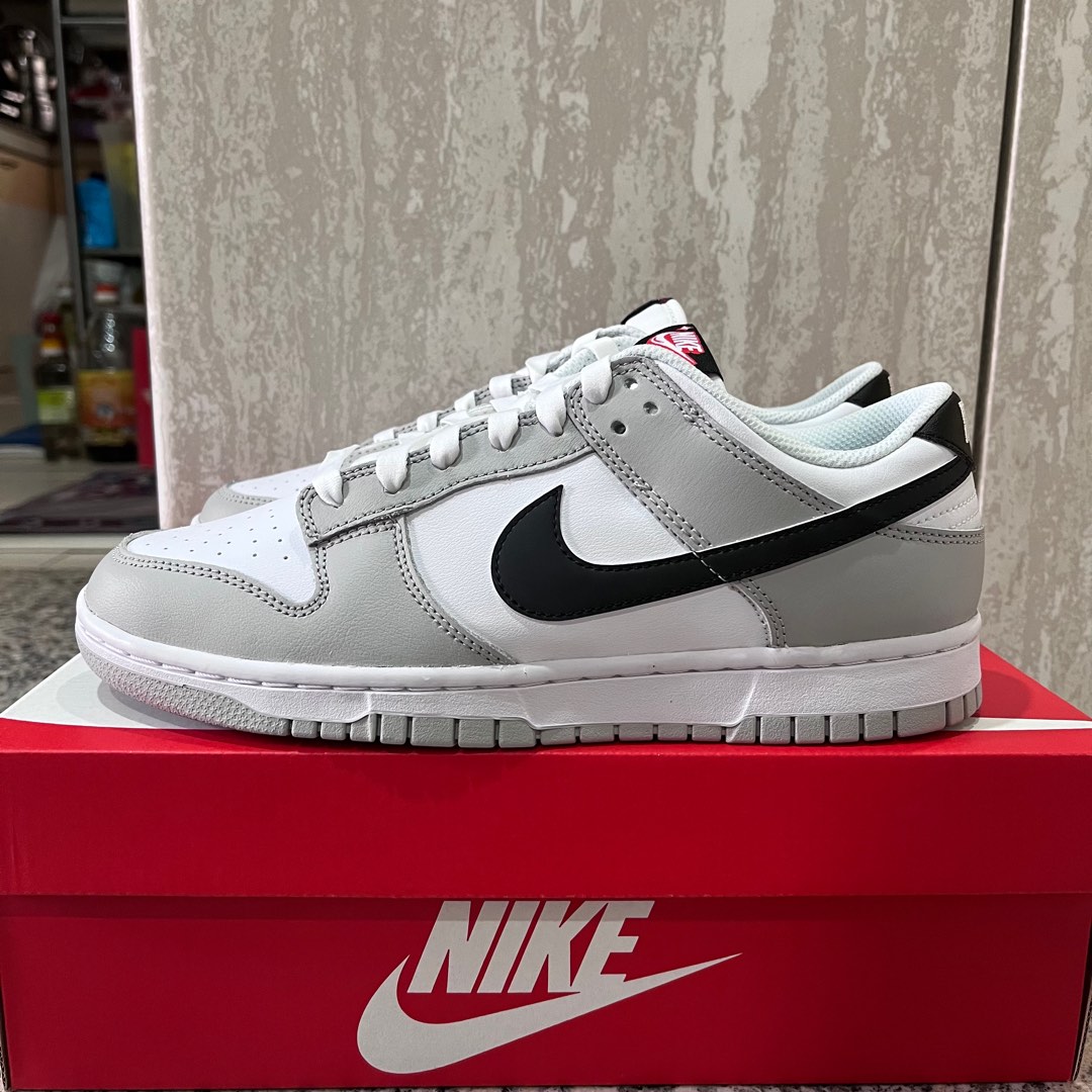 nike dunk low lottery grey