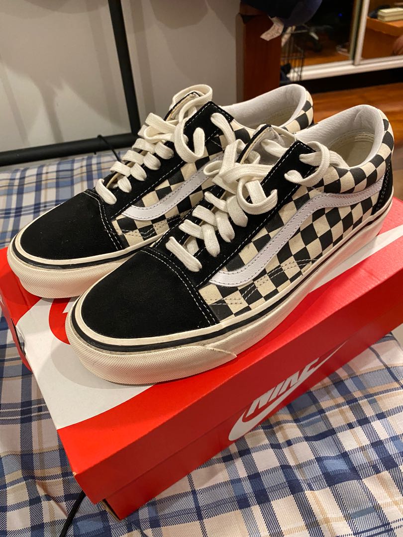 Low top checkerboard old skool vans new arrivals