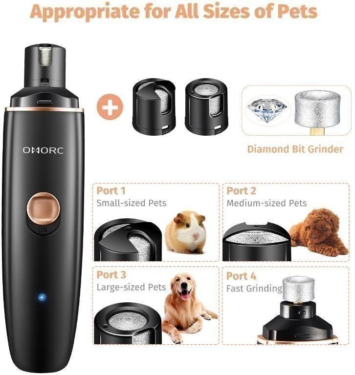 Omorc dog discount nail grinder