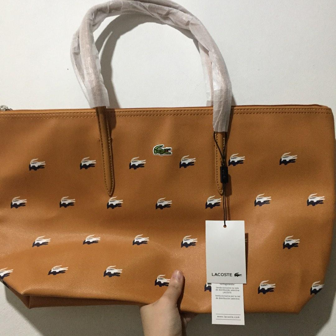 ORIGINAL LACOSTE TOTE BAG, Women's Fashion, Bags & Wallets, Tote Bags ...