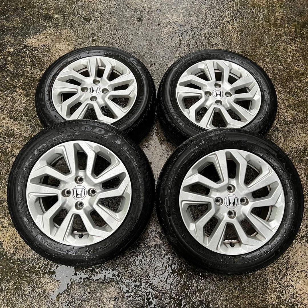 original sports rim honda jazz tyre 70, Auto Accessories on Carousell