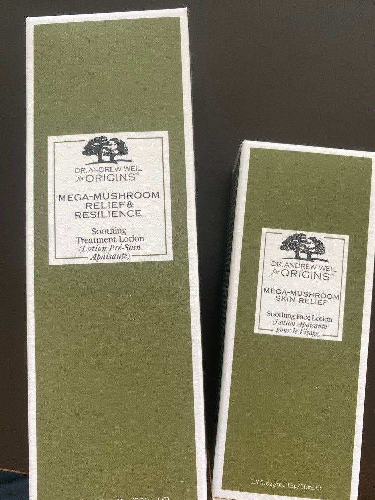 1 set of Origins Mega-Mushroom Relief Resilience soothing TREATMENT ...
