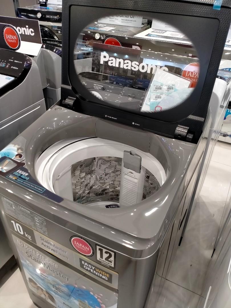 PANASONIC TOP LOAD 10kg INVERTER WASHING MACHINE, TV & Home Appliances