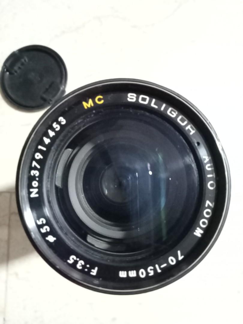 Appareil photo 35 mm PENTAX PK monture SAKAR MC zoom automatique / objectif 70-210 mm F4-5,6