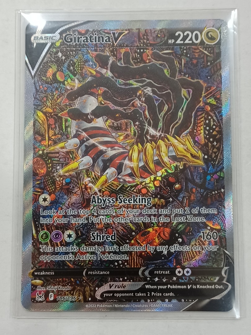 Pokémon TCG: Giratina V - Alternate Art - Lost Origin 186/196 - NM – Epic  Trading Collectibles