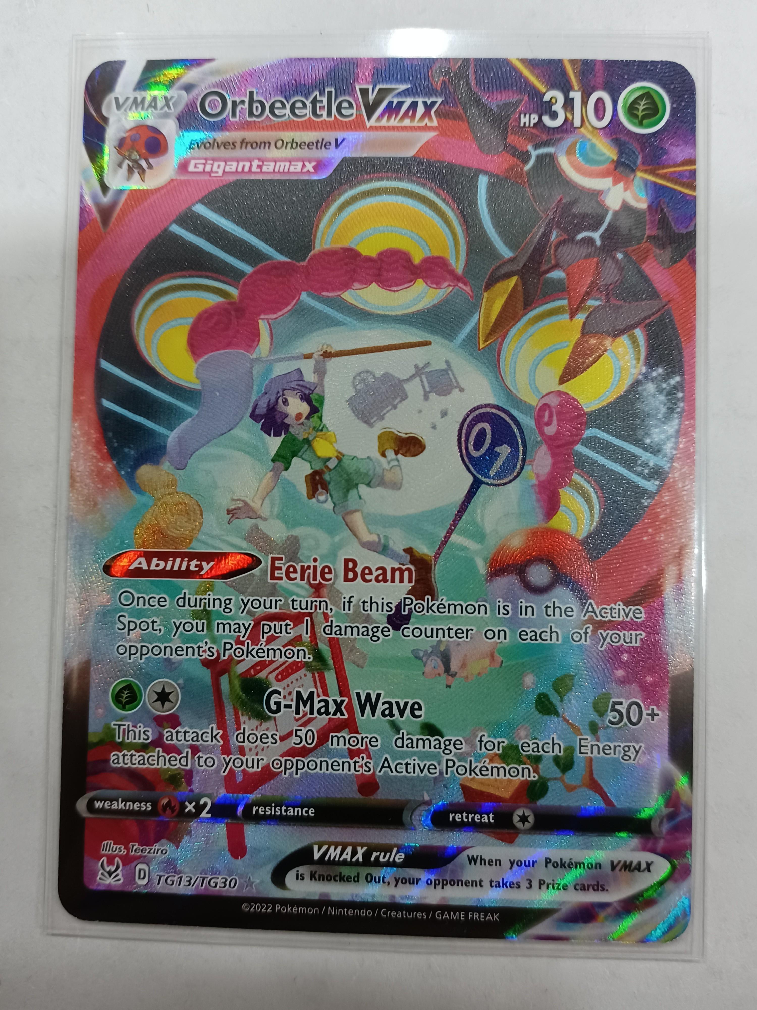 orbeetle vmax pokemon card value Pokemon Orbeetle VMAX TG13/TG30 PSA 10 – Zapp! Comics main image 1