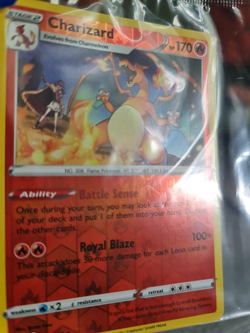 charizard pokemon card 025/185 Charizard (025/185) (SWSH04) – Poke Gems MTL main image 1