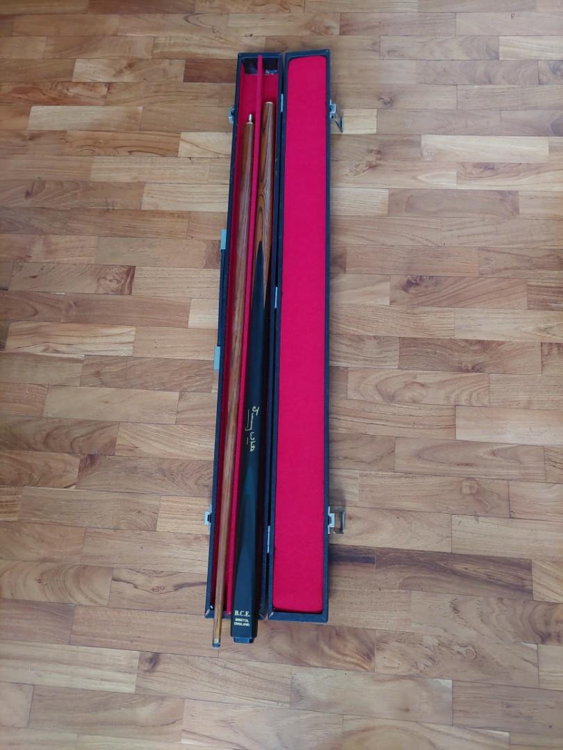 BCE snooker cue with case, Sports Equipment, Other Sports Equipment and