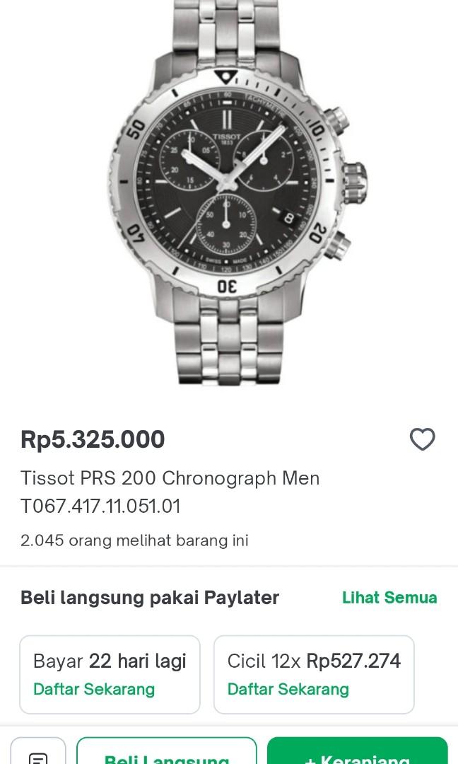 Tissot prs sales 200 harga