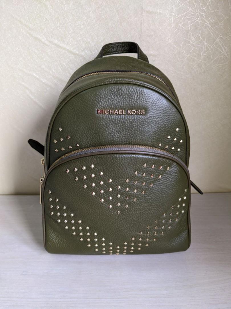 Abbey medium leather 2025 backpack