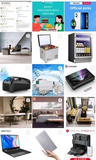 Projectors, Lapdock and Robot Vacuum