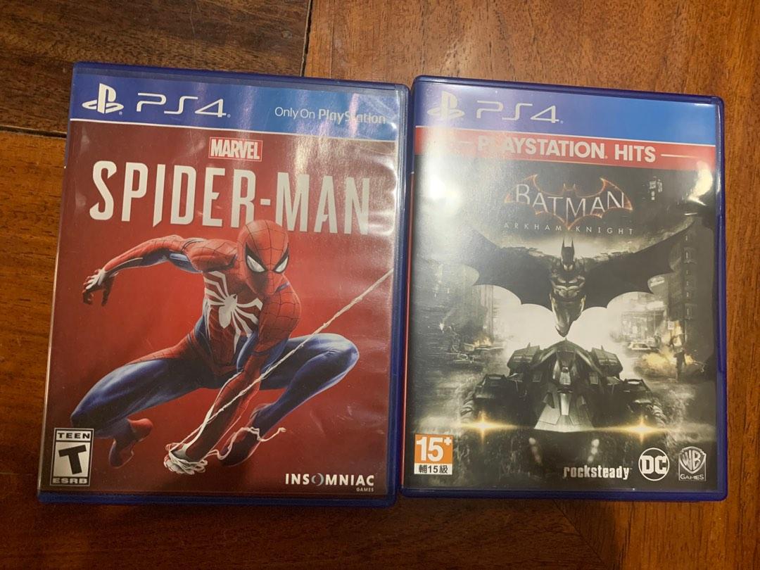 PS4 Spiderman / Batman Arkham Knight, Video Gaming, Video Games,  PlayStation on Carousell
