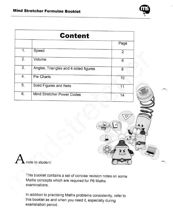 PSLE P6 Math Notes Revision Practices / Mathematics Power Code ...